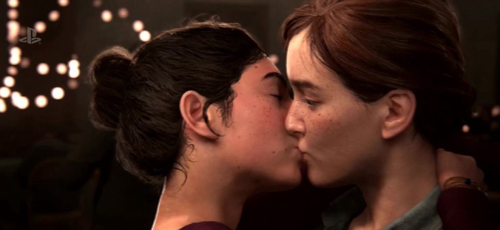 Scena bacio Ellie in The Last of Us part 2