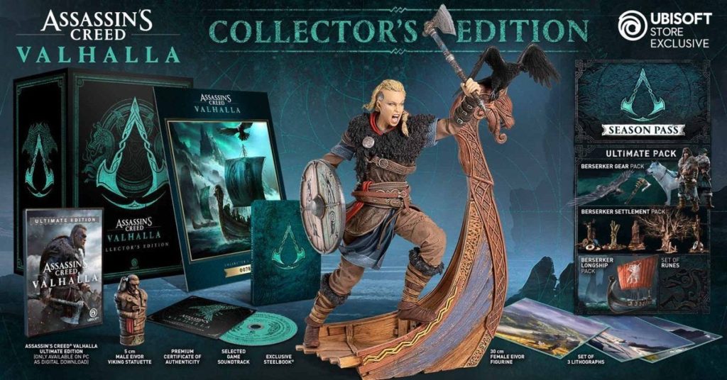 Collector edition Assassin's Creed Valhalla