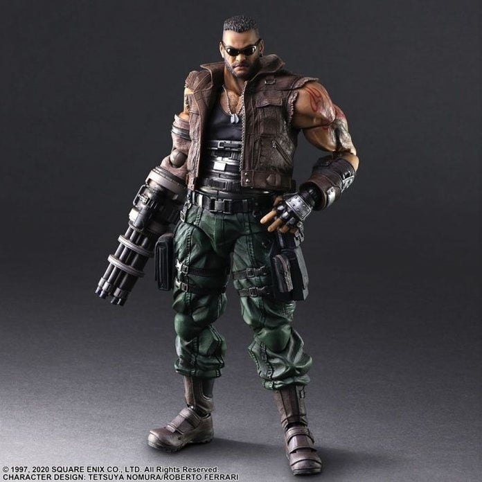 Action figure barret Final fantasy 7 remake