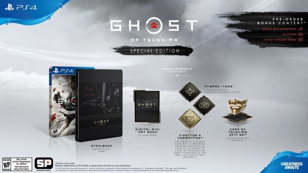 special edition Ghost of tsushima