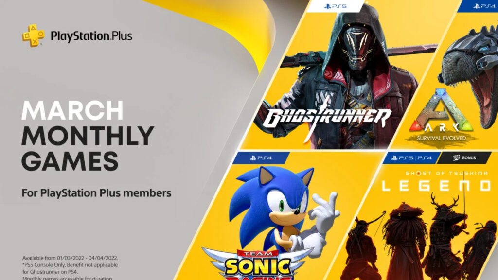 Playstation Plus Marzo 2022