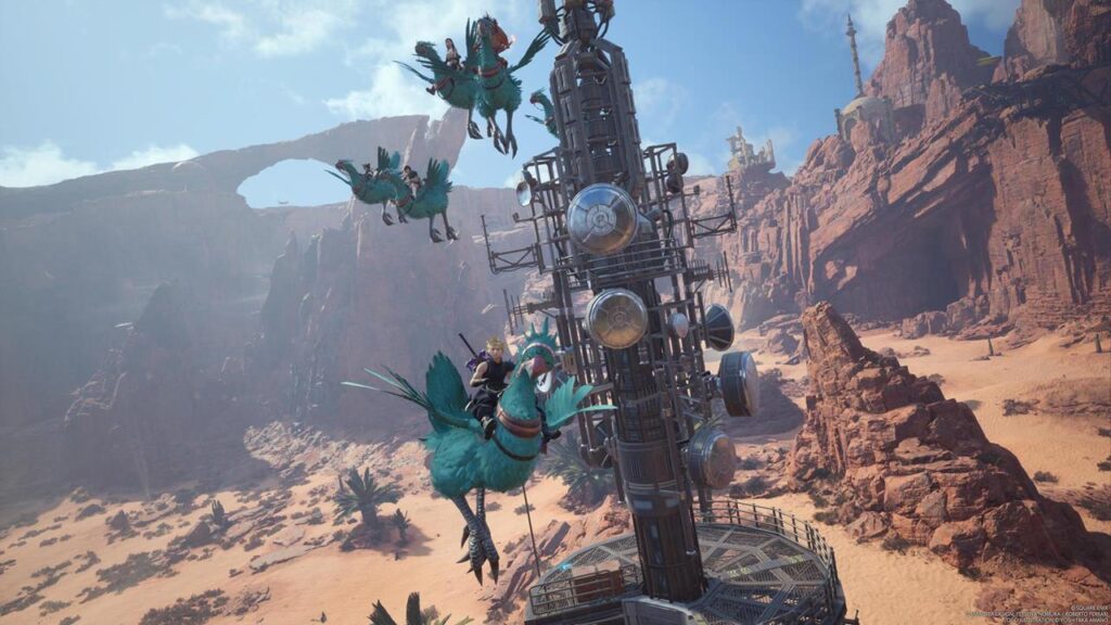 Aponi: il chocobo verde acqua di Cosmo Canyon