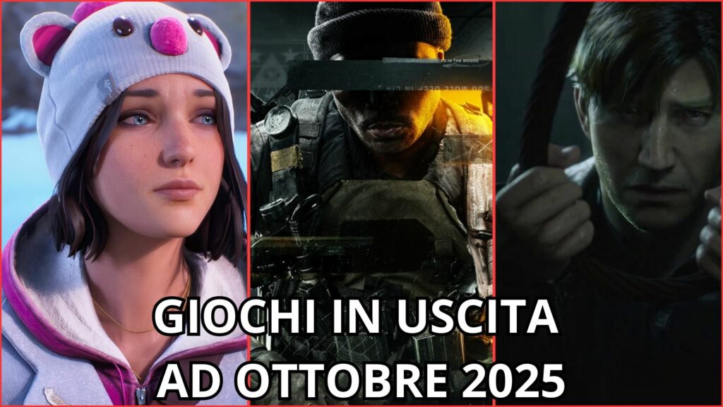 GIOCHI IN USCITA AD OTTOBRE 2025