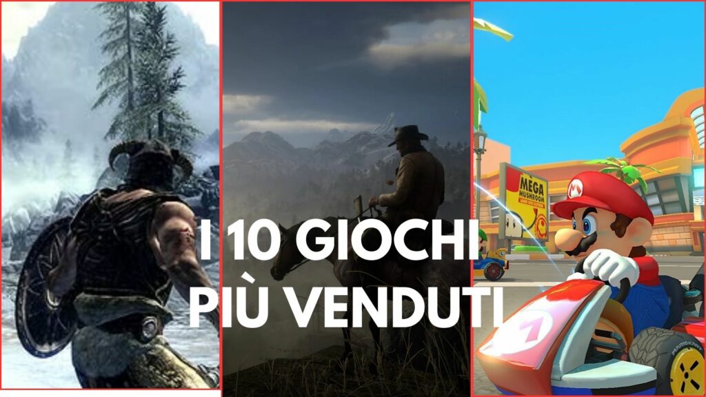 10 GIOCHI PIÙ VENDUTI