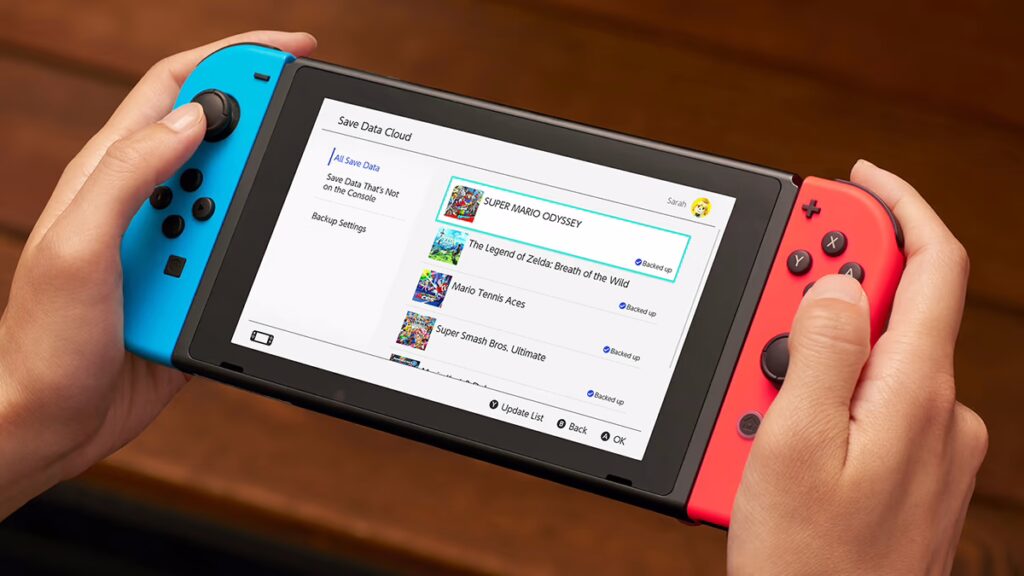 Nintendo Switch dati salvataggipo