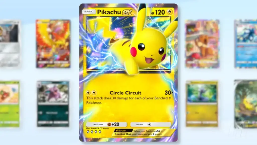 pikachu ex pokemon TCG Pocket